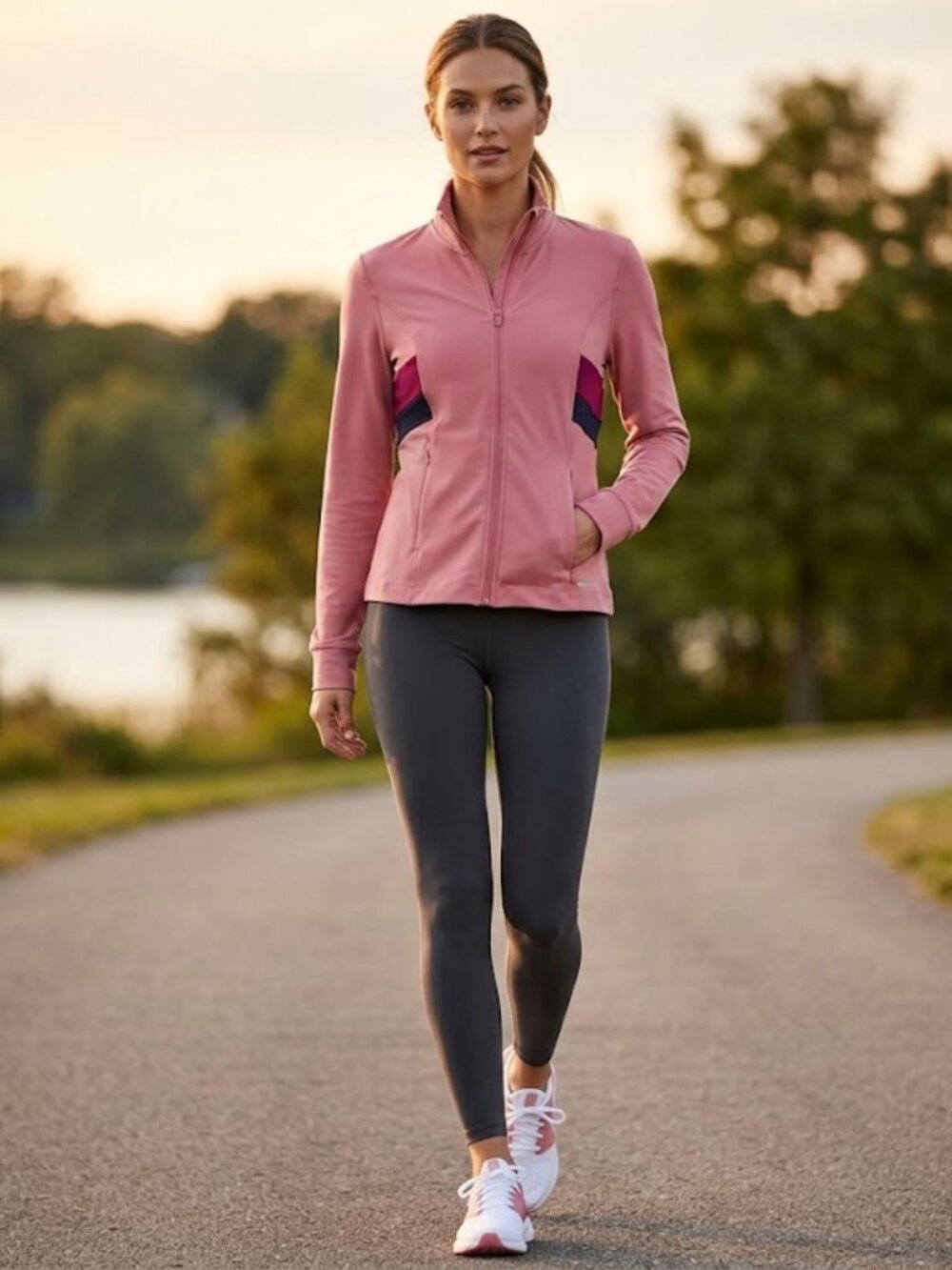VSX Knockout Sport Active Pink Jacket Large